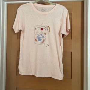 Jcrew pink T-shirt